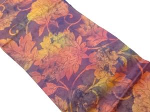 花唐草模様織出し名古屋帯